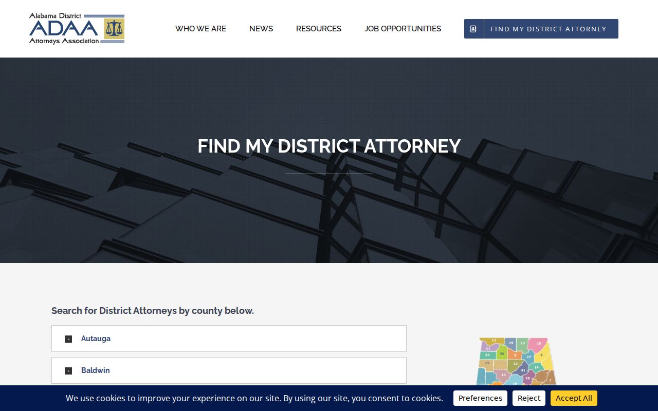 Colbert County criminal court cases district attorney directory